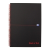 Oxford Black n' Red spiraalschrift karton A4 geruit 90 g/m² 70 vellen 400047609 260011 - 1