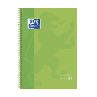 Oxford Classic spiraalschrift A4+ 90 g/m² 80 vellen gelijnd groen 400118238 260287