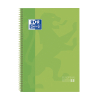 Oxford Classic spiraalschrift A4+ 90 g/m² 80 vellen gelijnd groen