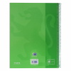 Oxford Classic spiraalschrift A4+ 90 g/m² 80 vellen gelijnd groen 400118238 260287 - 2