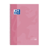 Oxford Classic spiraalschrift A4+ 90 g/m² 80 vellen gelijnd roze 400078124 260288 - 1