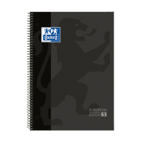 Oxford Classic spiraalschrift A4+ 90 g/m² 80 vellen gelijnd zwart 400050189 260289