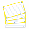 Oxford Flashcards gelijnd A7 geel (80 stuks) 400133883 260195 - 3