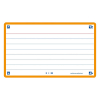 Oxford Flashcards gelijnd A7 oranje (80 stuks) 400133882 260199 - 1