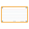 Oxford Flashcards gelijnd A7 oranje (80 stuks)