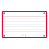 Oxford Flashcards gelijnd A7 rood (80 stuks) 400133880 260201 - 1