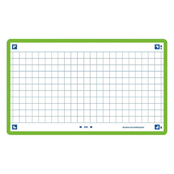 Oxford Flashcards geruit A7 groen (80 stuks) 400133872 260208 - 1