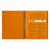 Oxford International Activebook spiraalschrift A4+ gelijnd 80 g/m² 80 vellen oranje 100102994 260039 - 3