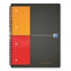 Oxford International Activebook spiraalschrift A4 geruit 80 g/m² 80 vellen grijs (4 gaten)