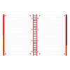 Oxford International Filingbook spiraalschrift A4+ gelijnd 80 g/m² 100 vellen oranje 100102000 260041 - 2