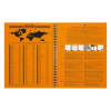 Oxford International spiraalschrift A4+ gelijnd 80 g/m² 80 vellen oranje 100104036 260000 - 3