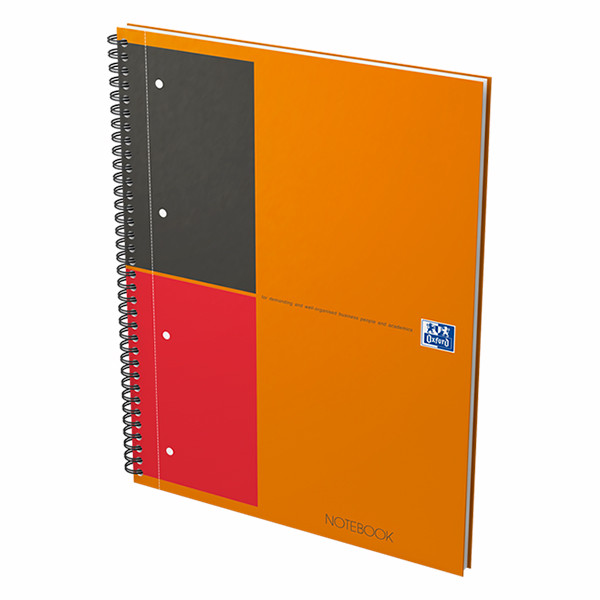 Oxford International spiraalschrift A4+ gelijnd 80 g/m² 80 vellen oranje 100104036 260000 - 4