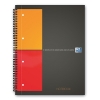 Oxford International spiraalschrift A4 geruit 80 g/m² 80 vellen grijs (4 gaten)