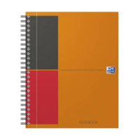 Oxford International spiraalschrift A5 gelijnd 80 g/m² 80 vellen oranje 260002
