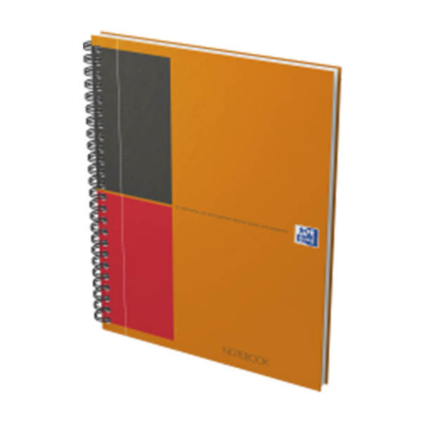Oxford International spiraalschrift A5 gelijnd 80 g/m² 80 vellen oranje 260002 - 3
