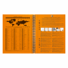 Oxford International spiraalschrift A5 gelijnd 80 g/m² 80 vellen oranje (12 gaten) 100102680 260002 - 3