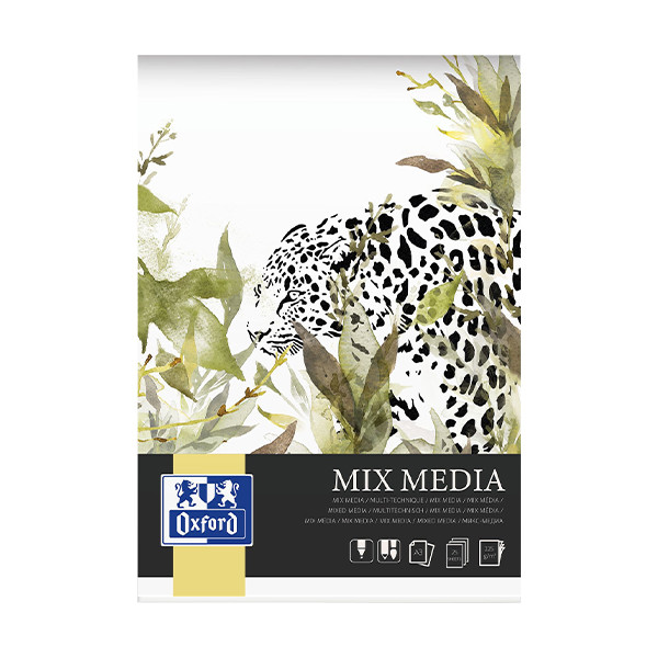 Oxford Mix Media tekenblok A3 225 g/m² (25 vellen) 400166124 237644 - 1