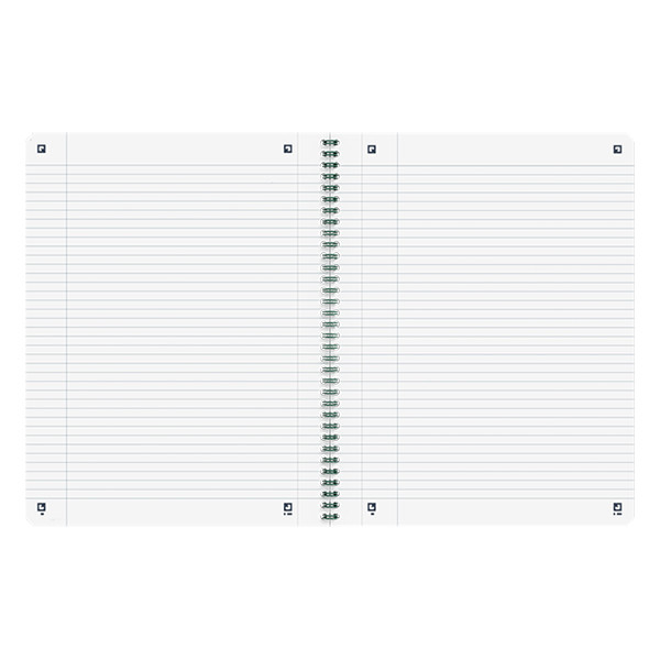 Oxford Origin spiraalschrift A4+ gelijnd  90 g/m² 70 vellen groen 400150005 260267 - 3