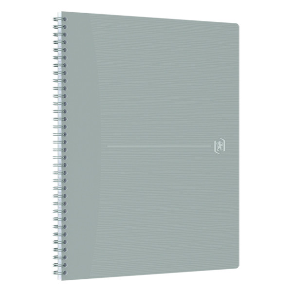 Oxford Origin spiraalschrift A4+ gelijnd 90 g/m² 70 vellen lichtgrijs 400150003 260265 - 2