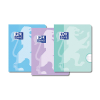 Oxford School gelijnd schrift A5 assorti pastel 3 stuks 36 vellen