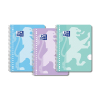 Oxford School spiraalschrift A4+ gelijnd 90 g/m² 80 vellen 23-gaats pastel (3 stuks) 400171665 400190207 260296 - 1