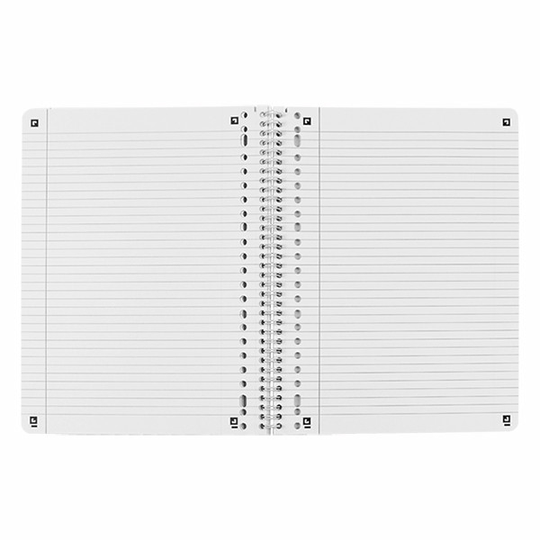 Oxford School spiraalschrift A4+ gelijnd 90 g/m² 80 vellen 23-gaats pastel (3 stuks) 400171665 400190207 260296 - 2