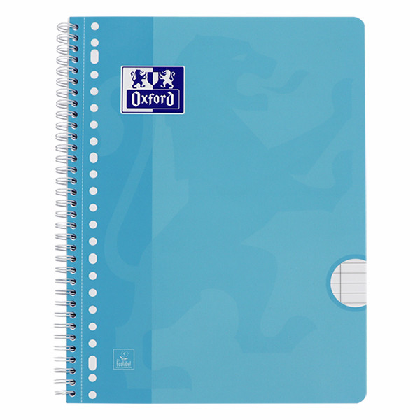 Oxford School spiraalschrift A4+ gelijnd 90 g/m² 80 vellen 23-gaats pastel (3 stuks) 400171665 400190207 260296 - 3