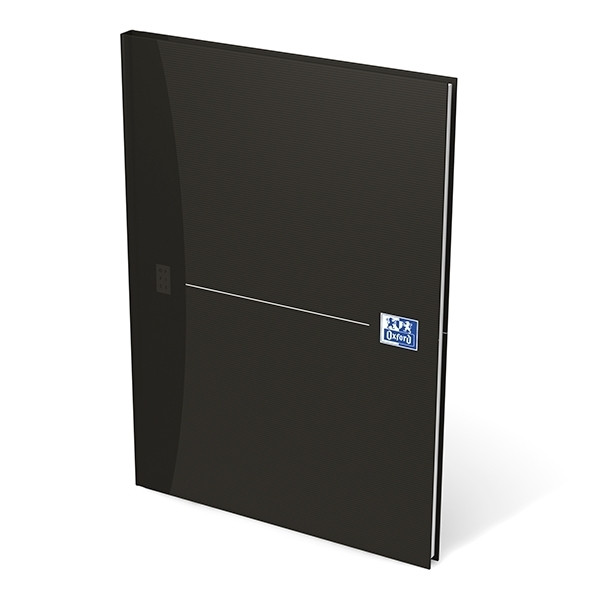 Oxford Smart Black gebonden notitieboek A4 96 vellen blanco 100420042 260044 - 1