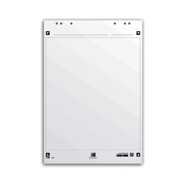 Oxford Smart Chart flipchartblok blanco 65 x 98 cm (3 x 20 vellen) 400096277 260069 - 1