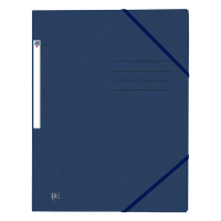Oxford Top File+ elastomap karton donkerblauw A4 400116325 260133