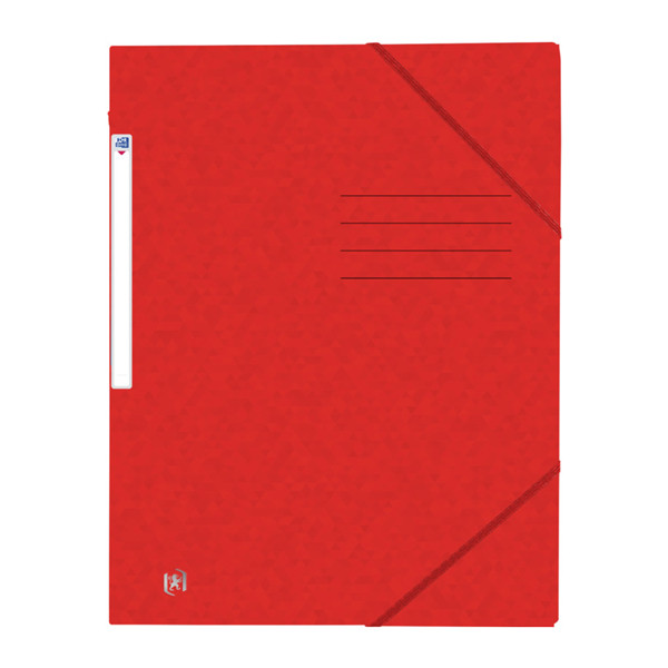 Oxford Top File+ elastomap karton rood A4 400116308 260131 - 1
