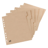 Oxford Touareg kartonnen tabbladen A4 met 6 tabs (11-gaats) 100204978 260324 - 1