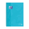 Oxford Touch spiraalschrift A4+ 90 g/m² 80 vellen gelijnd pastelblauw 400138327 260290 - 1
