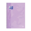 Oxford Touch spiraalschrift A4+ 90 g/m² 80 vellen gelijnd pastelpaars