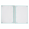 Oxford Touch spiraalschrift A4+ 90 g/m² 80 vellen gelijnd pastelturquoise 400138326 260293 - 3