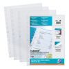 Oxford Vario-Zipp geperforeerd hoesje A4 glashelder (10 stuks)