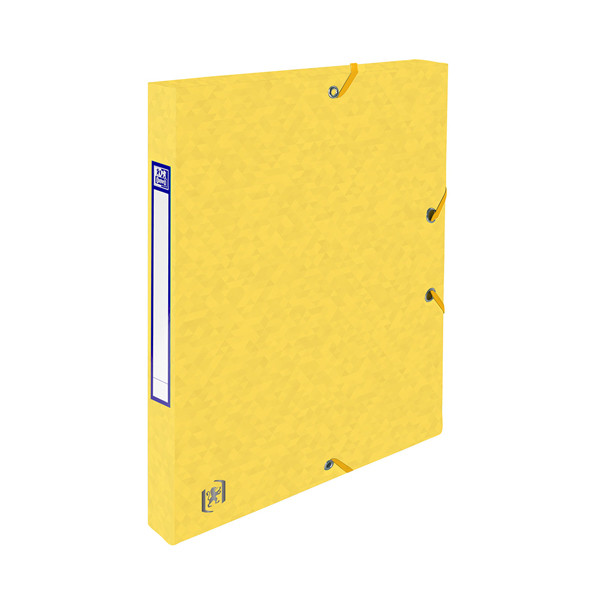 Oxford elastobox Top File+ geel 25 mm (200 vellen) 400114362 260102 - 1