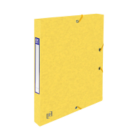 Oxford elastobox Top File+ geel 25 mm (200 vellen) 400114362 260102