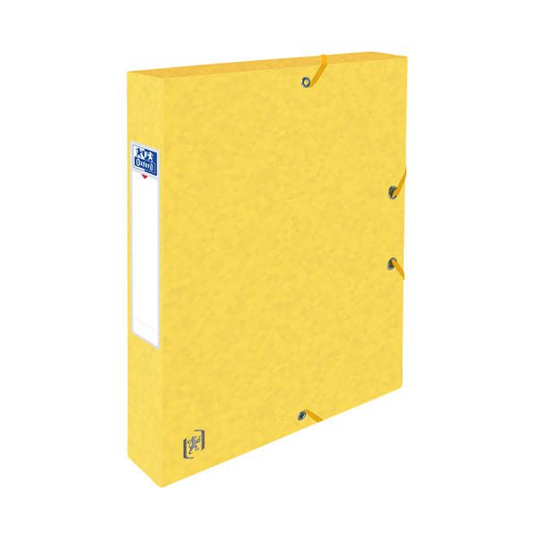 Oxford elastobox Top File+ geel 40 mm (300 vellen) 400114369 260108 - 1