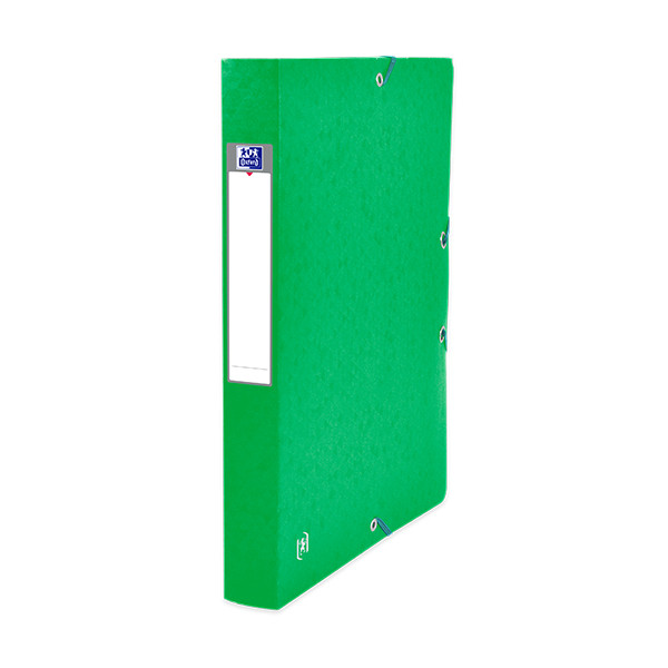 Oxford elastobox Top File+ groen 40 mm (300 vellen) 400114373 260112 - 1