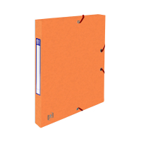 Oxford elastobox Top File+ oranje 25 mm (200 vellen) 400114364 260104