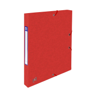 Oxford elastobox Top File+ rood 25 mm (200 vellen) 400114365 260105