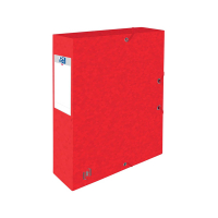 Oxford elastobox Top File+ rood 60 mm (400 vellen) 400114380 260117