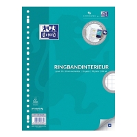 Oxford geperforeerde cursusblok A4+ 10mm geruit 90 g/m² 100 vellen (23 gaten) 400094328 260073