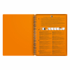 Oxford international meetingbook spiraalschrift A4+ gelijnd 80 g/m² 80 vellen oranje 100104296 260004 - 3