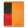 Oxford international meetingbook spiraalschrift A4+ gelijnd 80 g/m² 80 vellen oranje