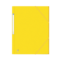Oxford kartonnen Eurofolio elastomap geel (10 stuks) 400126495 260096