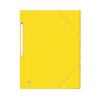 Oxford kartonnen Eurofolio elastomap geel (10 stuks)