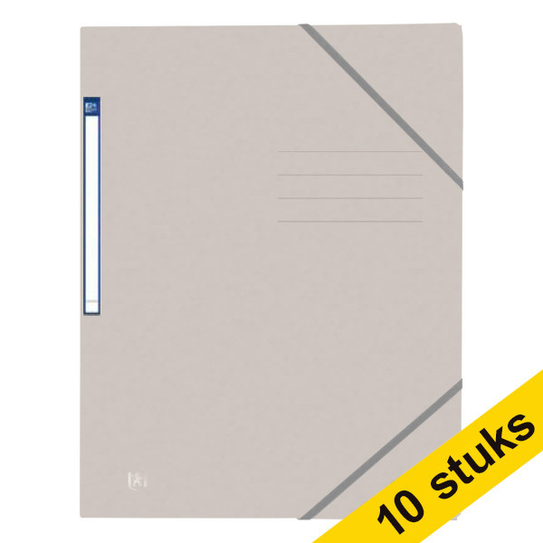 Oxford kartonnen Top File+ elastomap beige (10 stuks) 260165 - 1