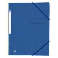 Oxford kartonnen Top File+ elastomap blauw 400116324 260132